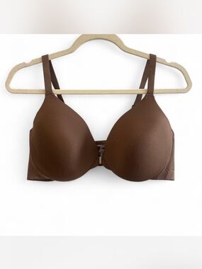 NWOT Tranquil & True Front Close Underwire T-Shirt Bra Chocolate Brown Size 40C